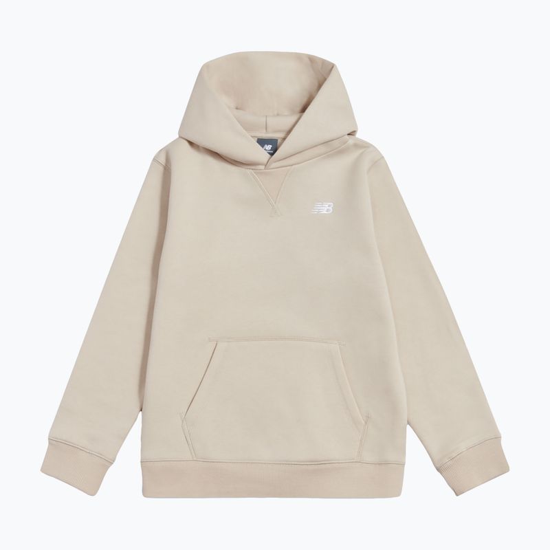Детски суитшърт New Balance French Terry Small Logo Hoodie timberwolf 5