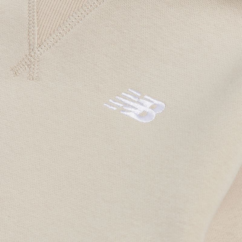 Детски суитшърт New Balance French Terry Small Logo Hoodie timberwolf 7
