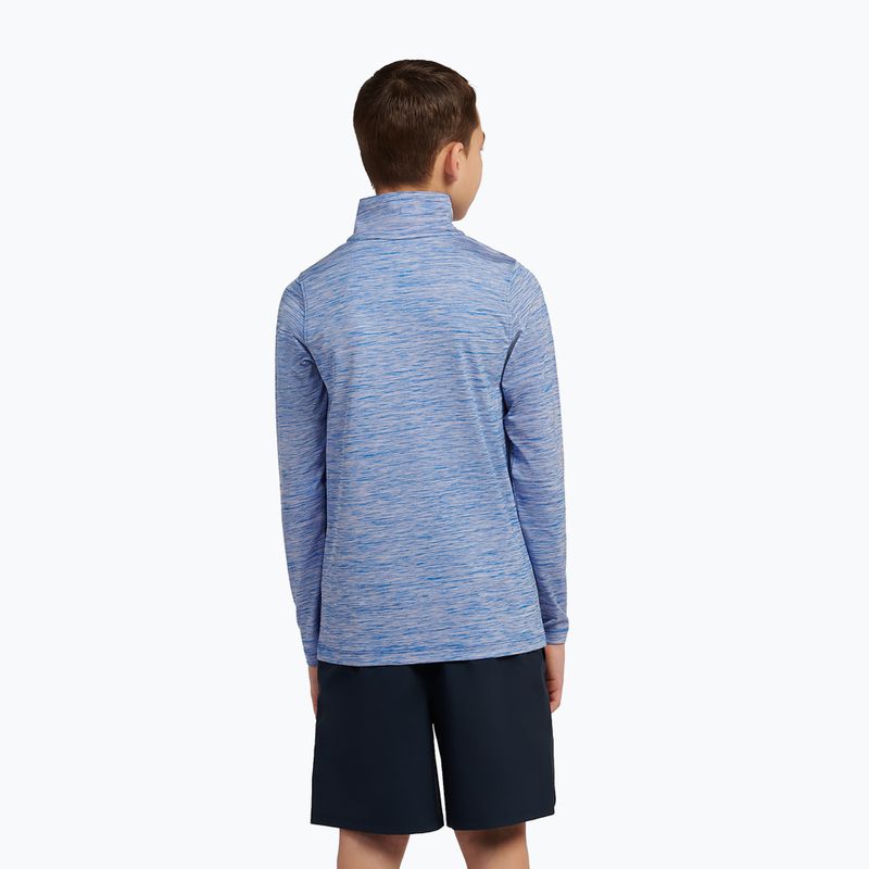 Детски суитшърт New Balance Athletics Quarter Zip Funnel blue gemstone 3