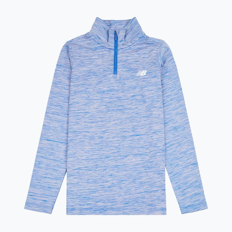 Детски суитшърт New Balance Athletics Quarter Zip Funnel blue gemstone 6