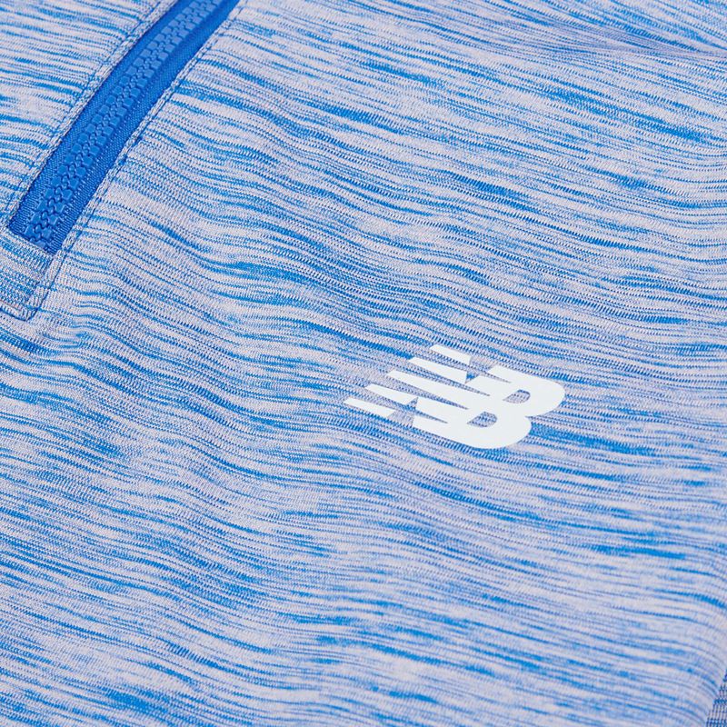 Детски суитшърт New Balance Athletics Quarter Zip Funnel blue gemstone 8