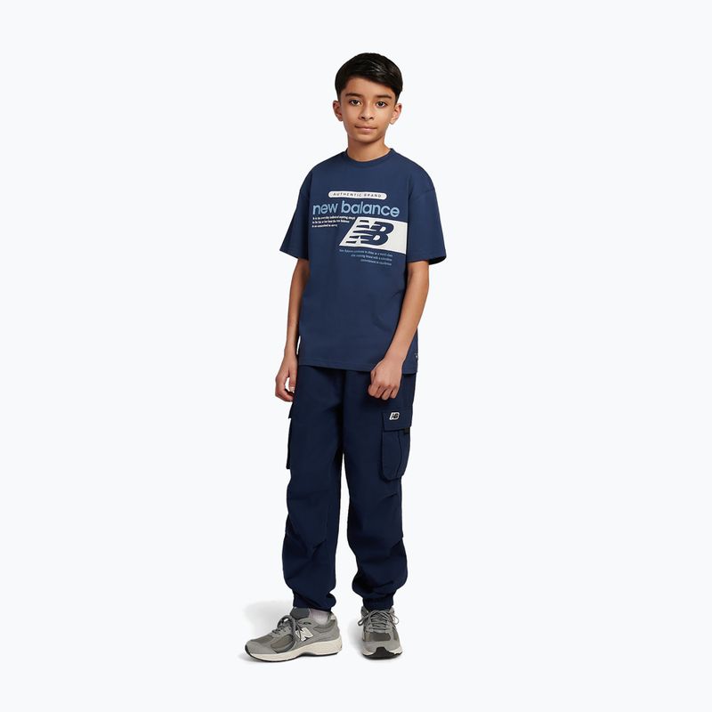 Детска тениска New Balance Authentic Brand Players Graphic Tee nb navy 2