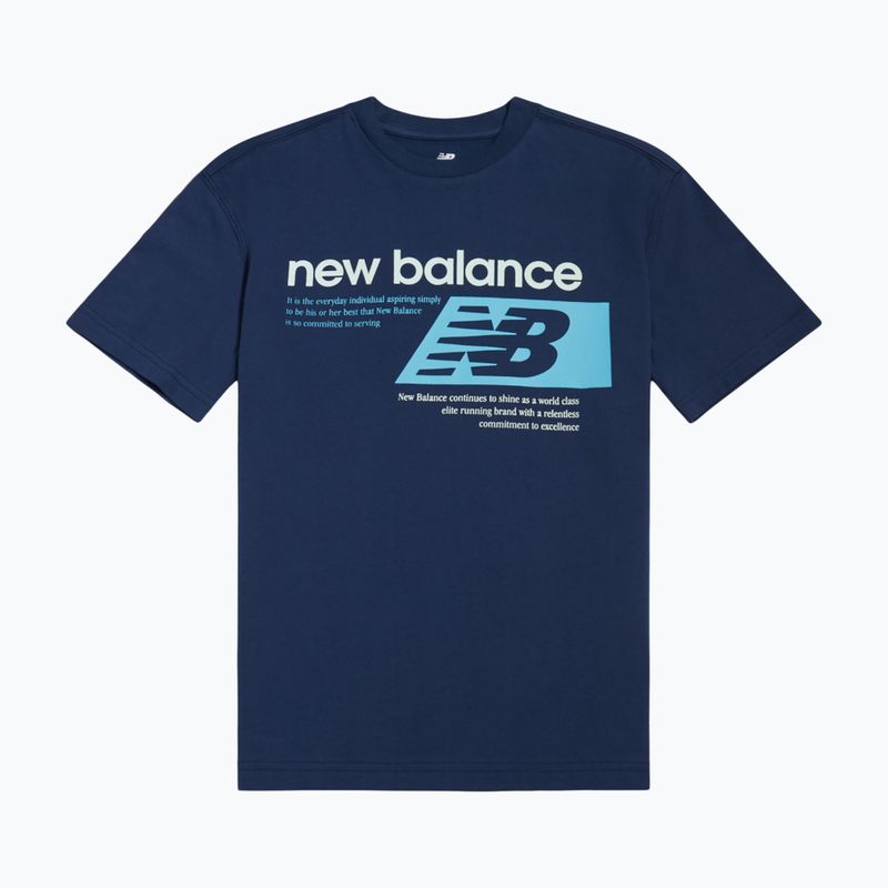 Детска тениска New Balance Authentic Brand Players Graphic Tee nb navy 7