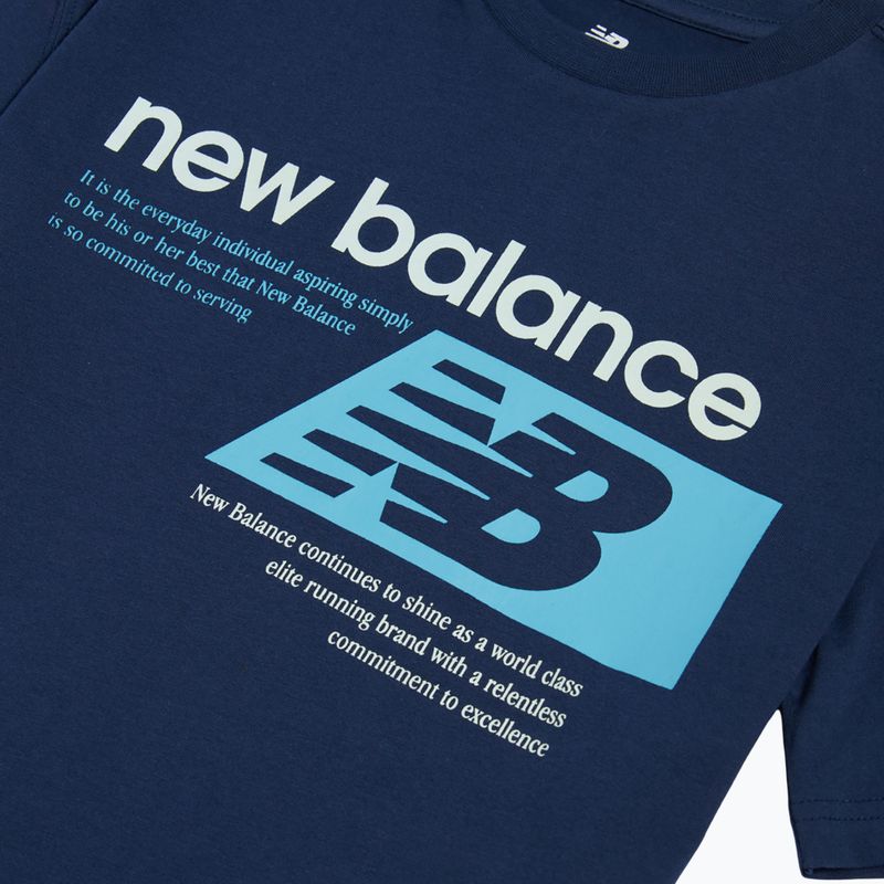 Детска тениска New Balance Authentic Brand Players Graphic Tee nb navy 9