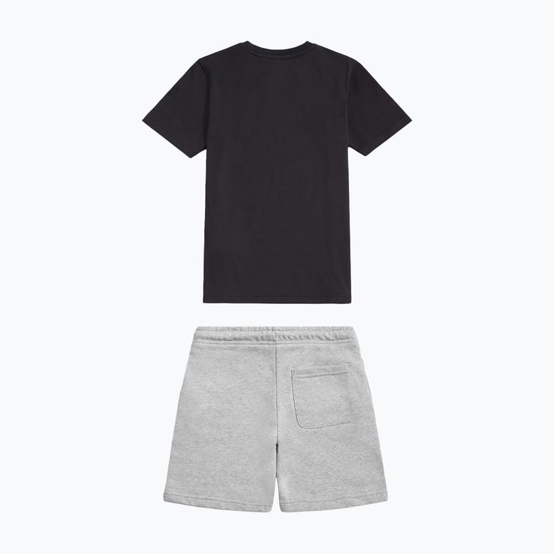 Детски комплект New Balance Stacked Logo Tee & FT Short nb caviar 9