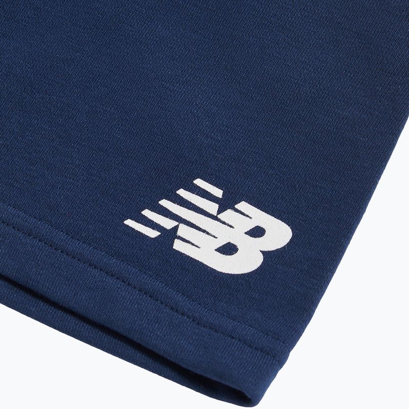 Детски комплект New Balance Stacked Logo Tee & FT Short nb bright white 12