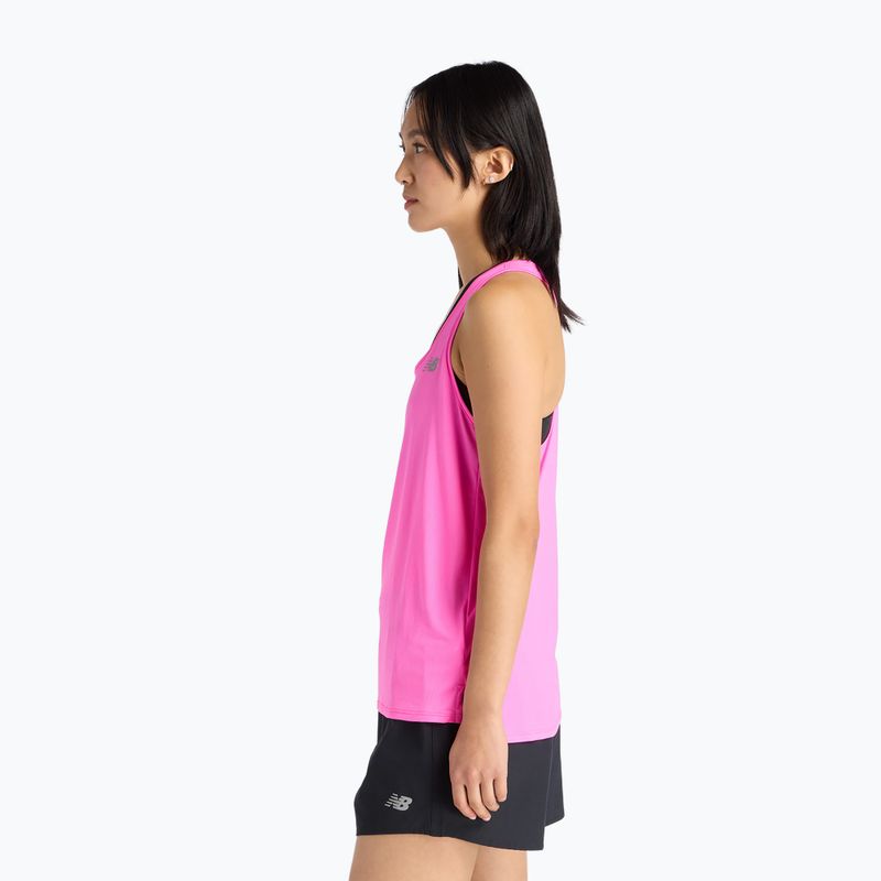 Дамска тениска за бягане New Balance Sport Essentials Tank pink heat 3