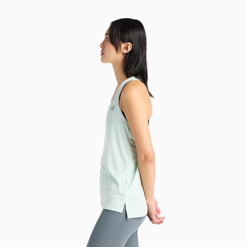 Дамска тениска за бягане New Balance Sport Essentials Tank cosmic jade 3