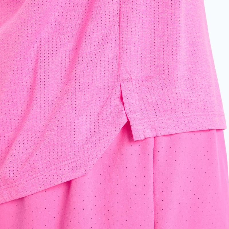 Мъжка тениска New Balance Athletics Run pink heat heather 6