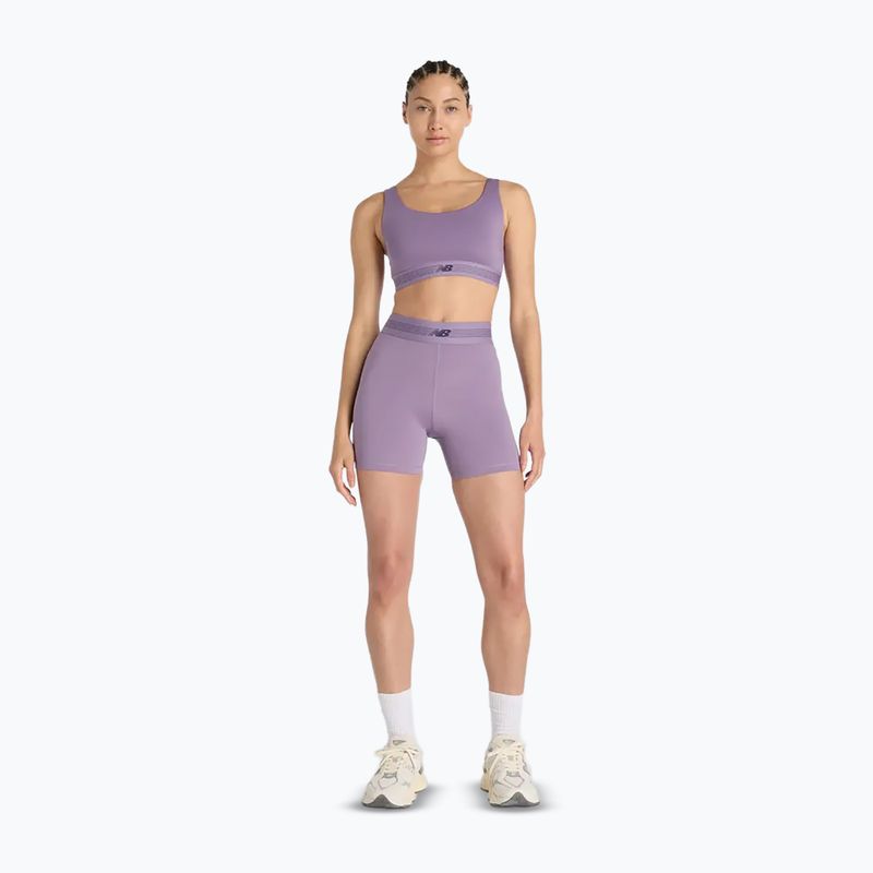 Дамски шорти New Balance AC Fitted 5“ candied violet 2