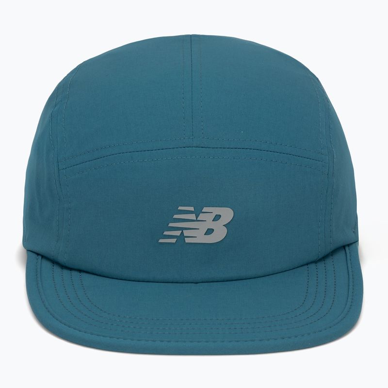 Шапка с козирка New Balance 6 Panel Performance V 2.0 big teal 2