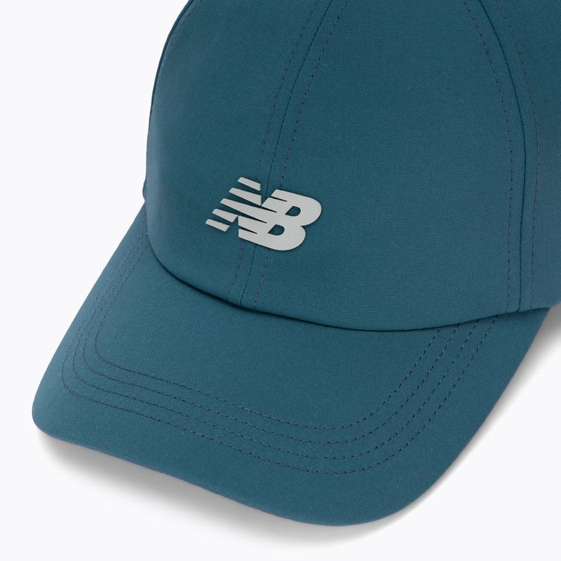 Шапка с козирка New Balance 6 Panel Performance V 2.0 big teal 3