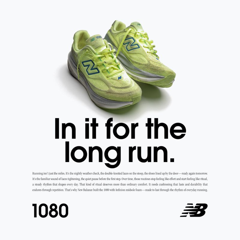 Мъжки обувки за бягане New Balance 1080'S V15 afterglow/blue bird/silver metallic 8