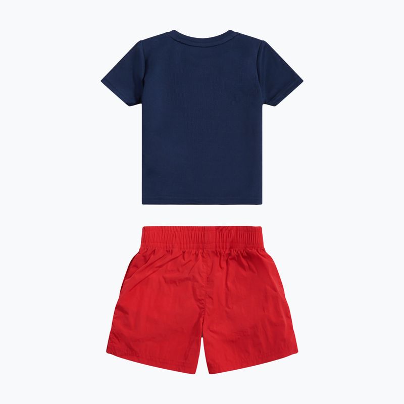 Детски комплект New Balance Contrast Athletic Tee & Nylon Short nb navy 2