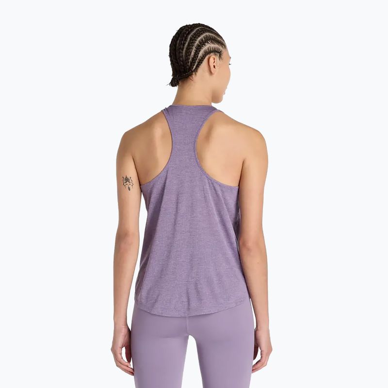 Дамска тениска New Balance Athletics Tank candied violet heather 2