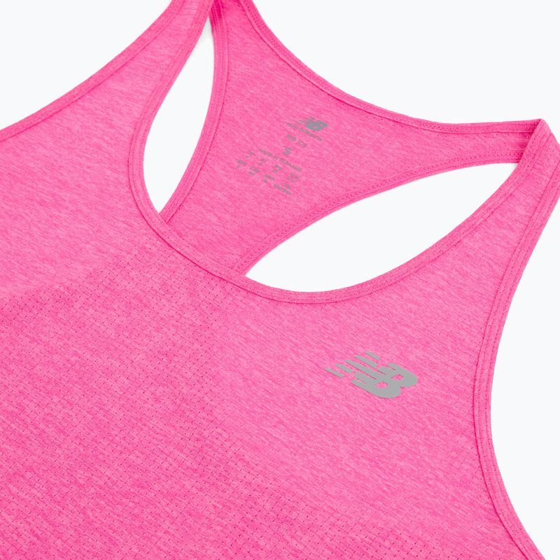 Дамска тениска New Balance Athletics Tank pink heat heather 3