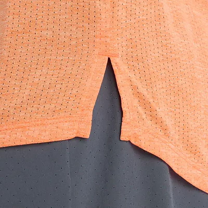 Дамска тениска New Balance Athletics tangerine heat 5