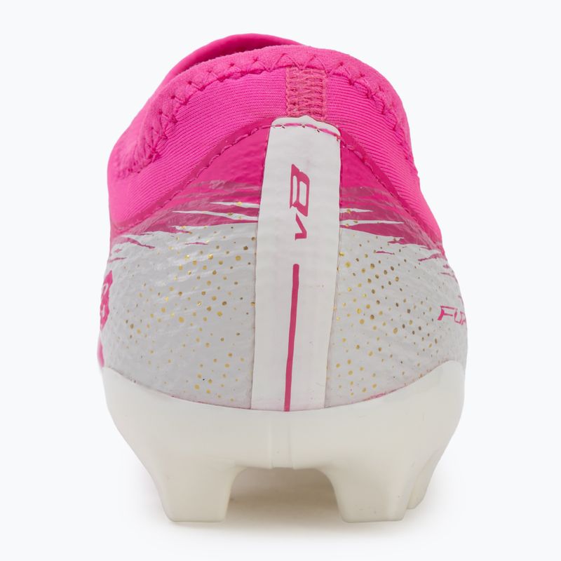 Детски футболни обувки New Balance Furon Team V8 FG pink heat/sea salt/gold metallic 6