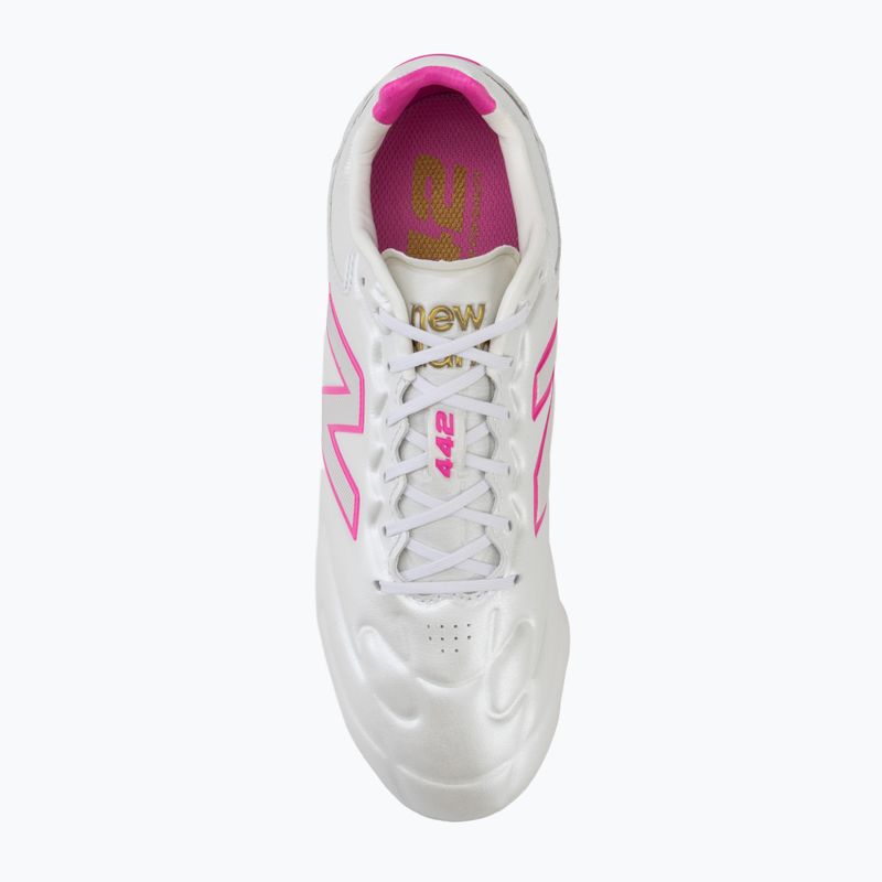 Футболни обувки New Balance Elite V3 FG sea salt/pink heat 5