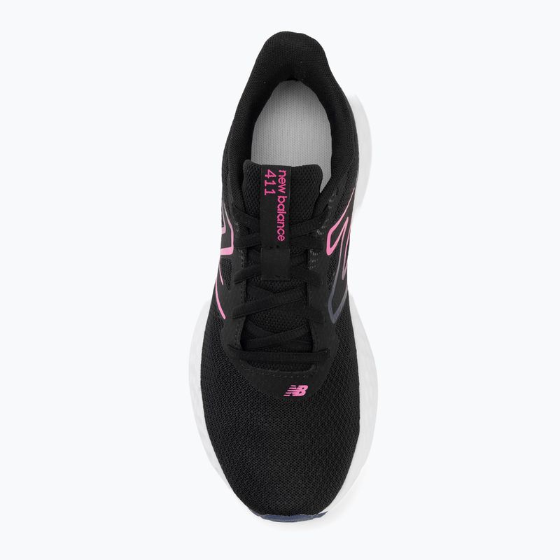 Дамски обувки за бягане New Balance Fresh Foam 411's V3 black/real pink/blue oyster 5