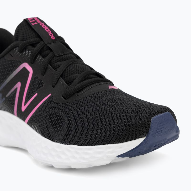 Дамски обувки за бягане New Balance Fresh Foam 411's V3 black/real pink/blue oyster 7