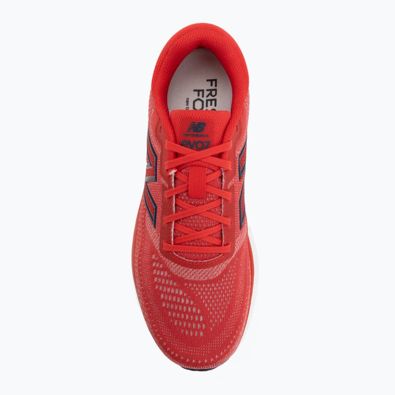Мъжки обувки за бягане New Balance Fresh Foam Evoz V4 fire cracker/ navy 5