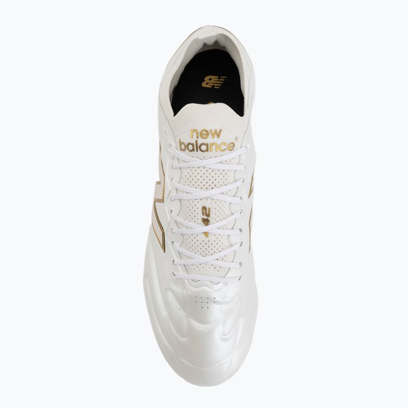 Футболни обувки New Balance Elite V3 FG sea salt multi/gold metallic 5