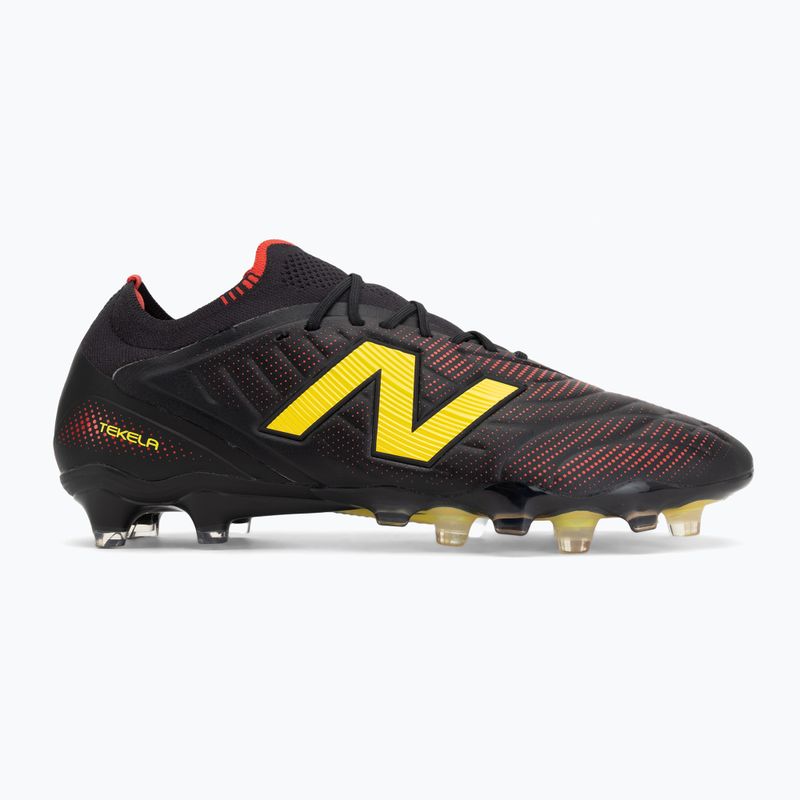 Футболни обувки New Balance Tekela Elite Low V5 FG black 100/punch yellow/fire cracker 2
