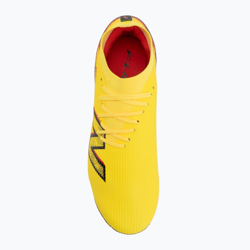 Футболни обувки New Balance Furon Team V8 FG punch yellow/black 100/fire cracker 5