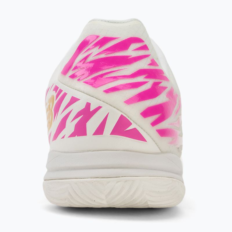 Футболни обувки New Balance Furon Pro V8 IN pink heat/sea salt/gold metallic 6