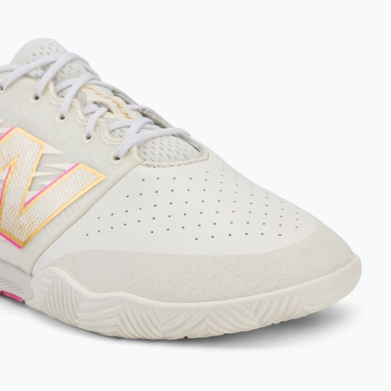 Футболни обувки New Balance Furon Pro V8 IN pink heat/sea salt/gold metallic 7