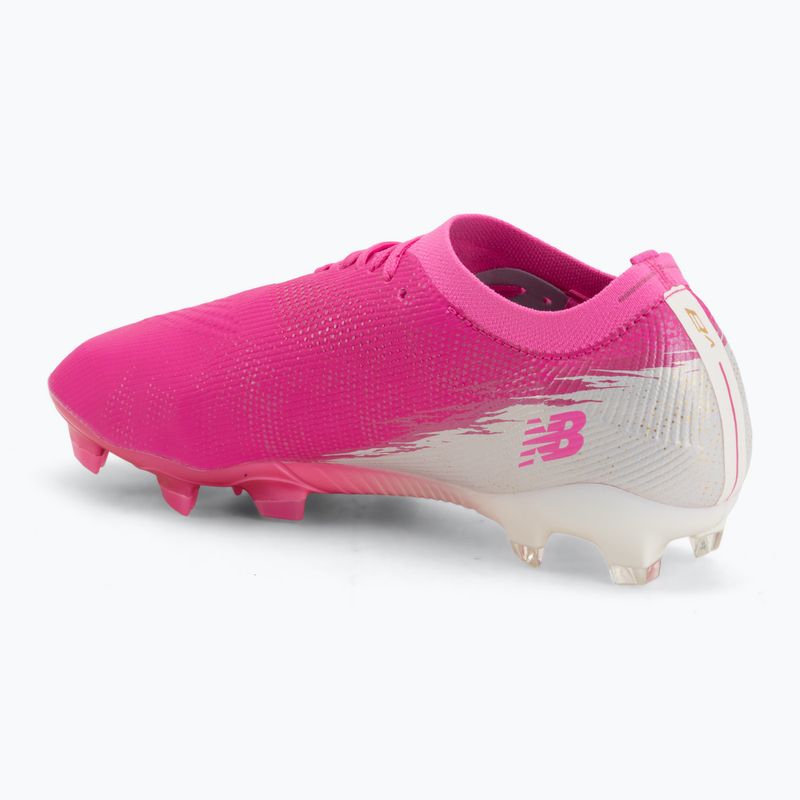 Футболни обувки New Balance Furon Elite V8 SG pink heat/sea salt/gold metallic 3