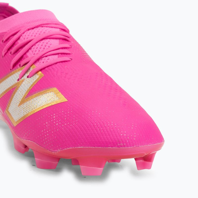 Футболни обувки New Balance Furon Elite V8 SG pink heat/sea salt/gold metallic 7
