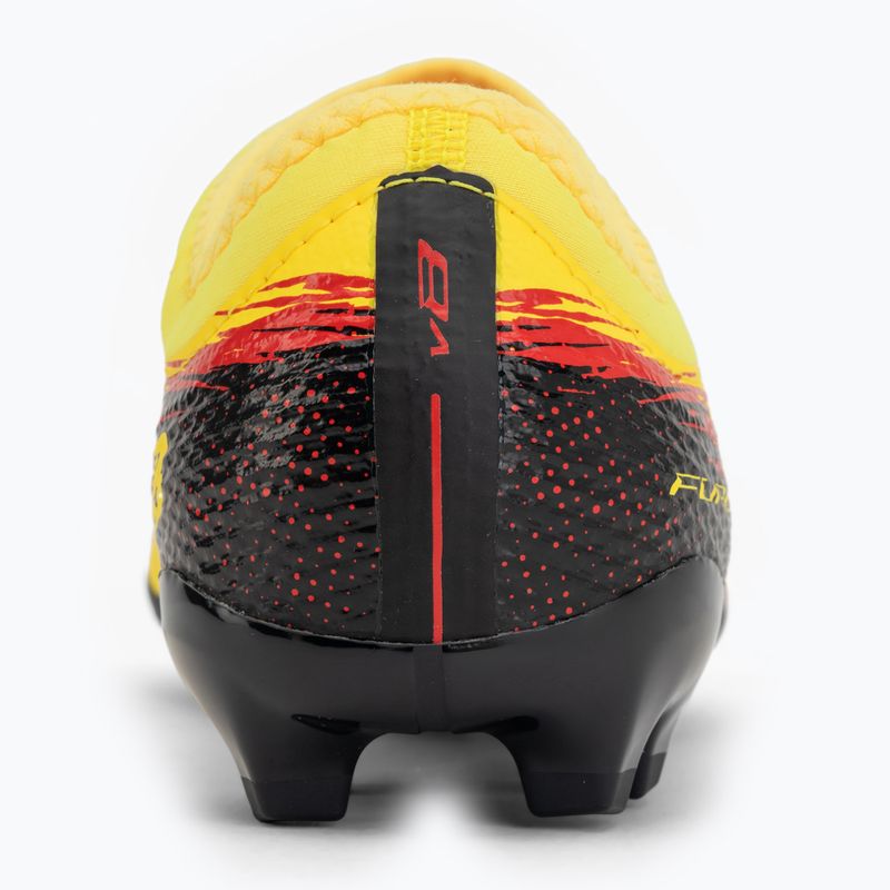 Детски футболни обувки New Balance Furon Team V8 FG punch yellow/black 100/fire cracker 6