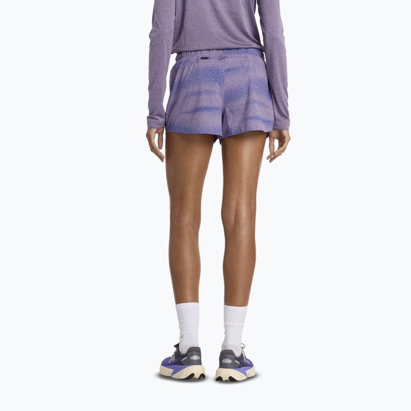 Дамски шорти за бягане New Balance RC Printed 3“ candided violet 2