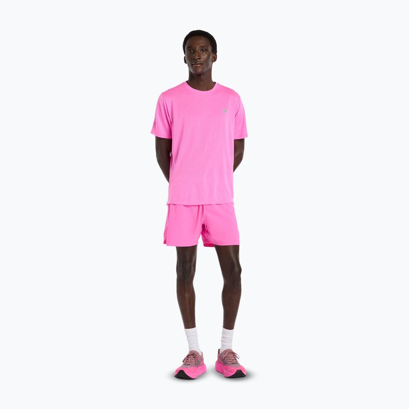 Мъжки шорти New Balance RC Seamless 5“ pink heat 2