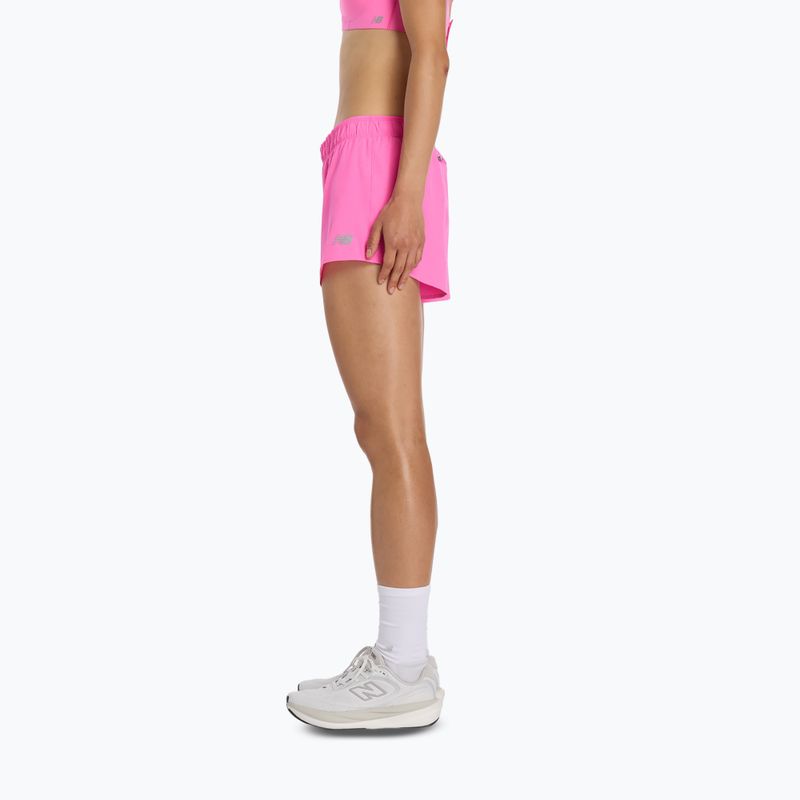 Дамски шорти New Balance RC Seamless 3" pink heat 2