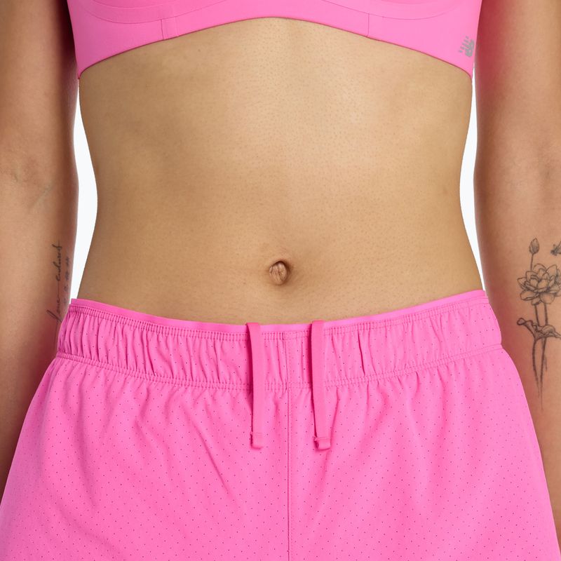 Дамски шорти New Balance RC Seamless 3" pink heat 3