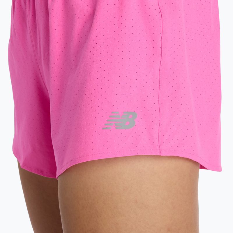 Дамски шорти New Balance RC Seamless 3" pink heat 5