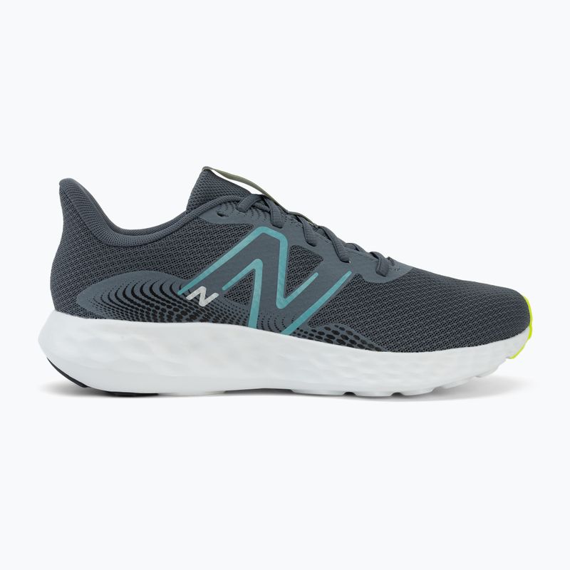 Мъжки обувки за бягане  New Balance Fresh Foam 411's V3 graphite/alkaline green/faded teal 2