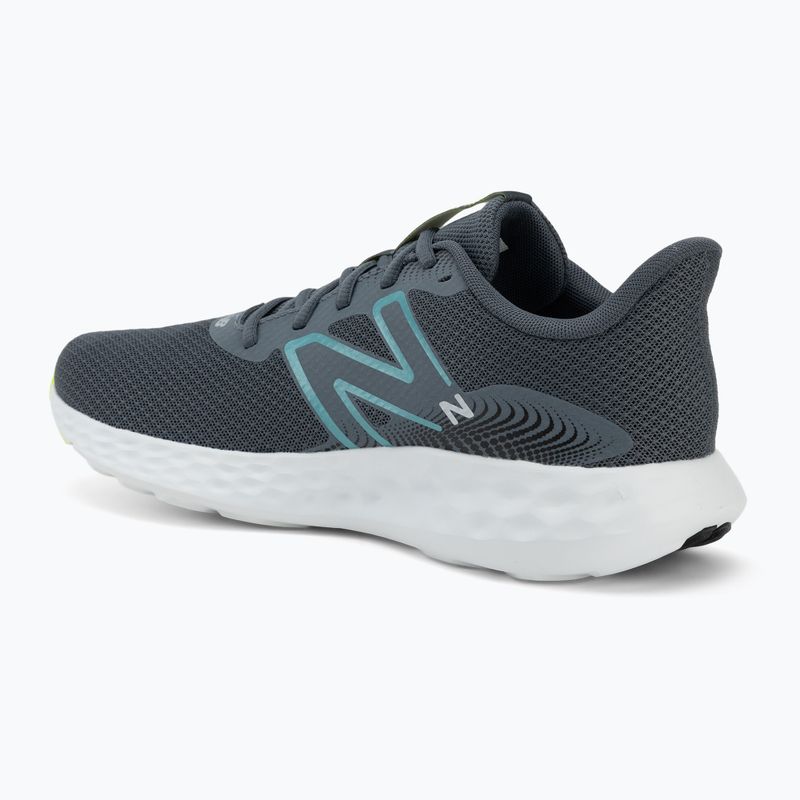 Мъжки обувки за бягане  New Balance Fresh Foam 411's V3 graphite/alkaline green/faded teal 3