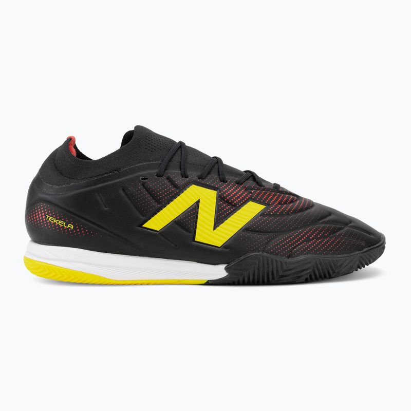 Футболни обувки New Balance Tekela Team Low V5 IN black 100/punch yellow/fire cracker 2