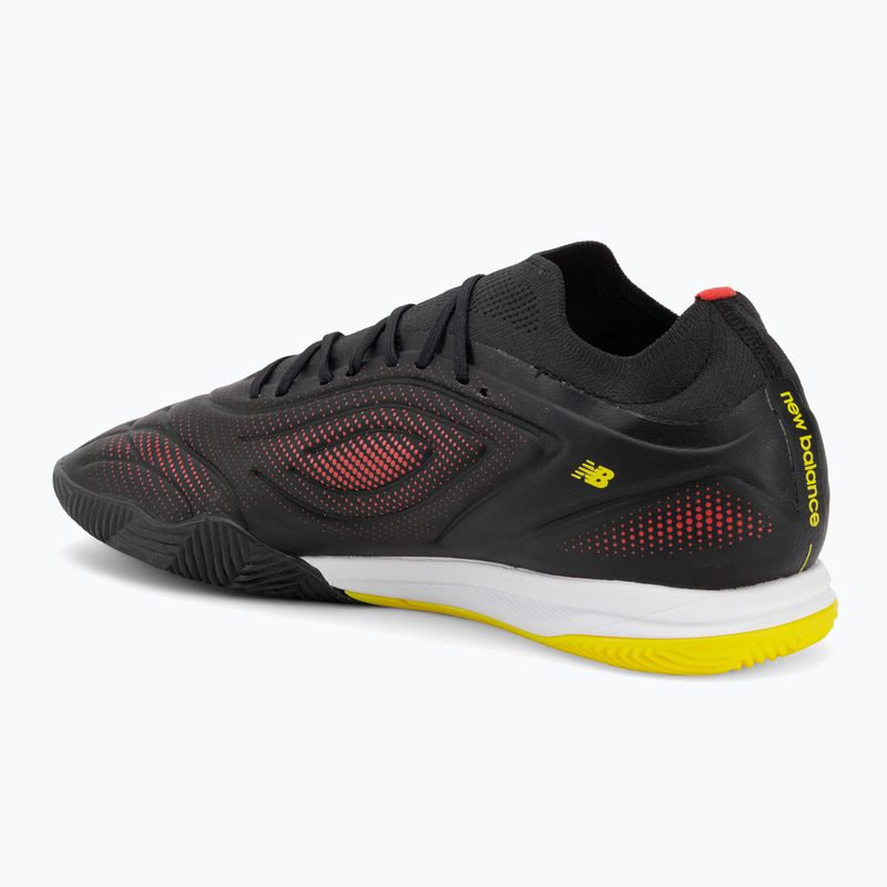 Футболни обувки New Balance Tekela Team Low V5 IN black 100/punch yellow/fire cracker 3