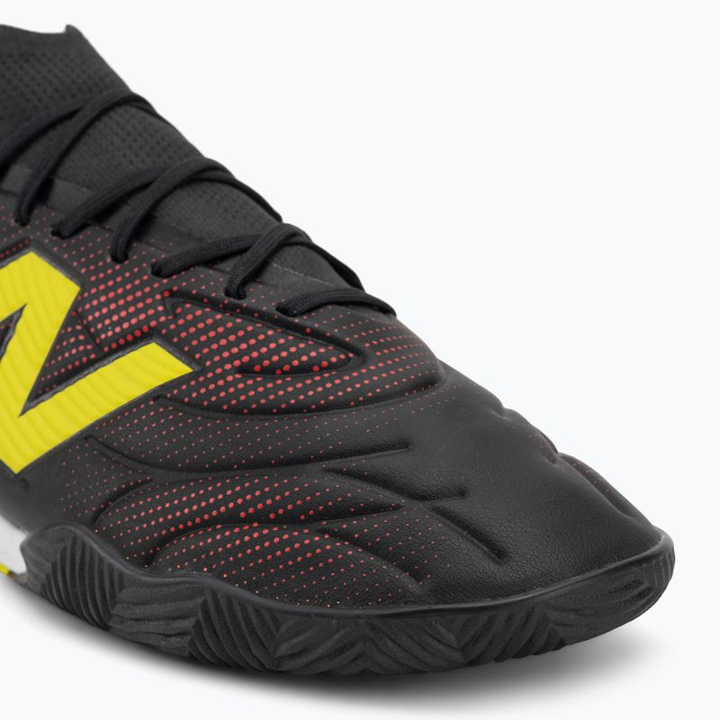 Футболни обувки New Balance Tekela Team Low V5 IN black 100/punch yellow/fire cracker 7