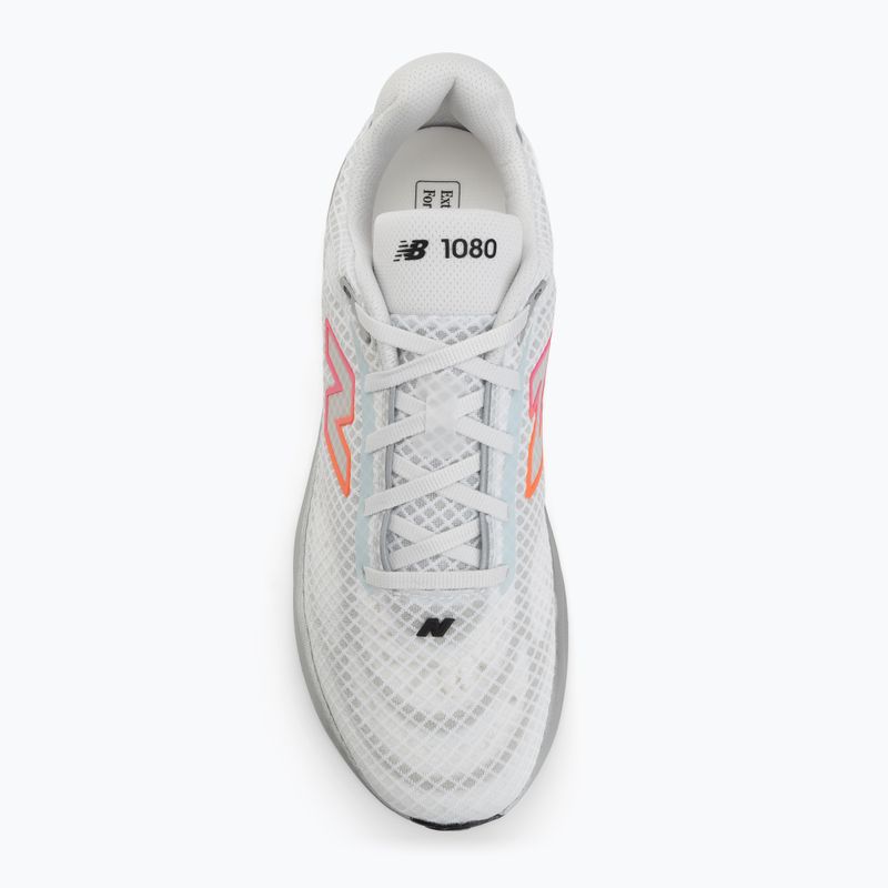 Мъжки обувки за бягане New Balance 1080's V15 103 white/pink heat/tangerine heat 5