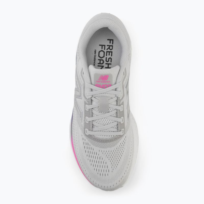 Дамски обувки за бягане New Balance Fresh Foam Evoz V4 grey matter/pink heat/blue oyster 5