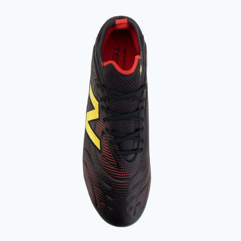 Футболни обувки New Balance Tekela Elite Low V5 SG black 100/punch yellow/fire cracker 5