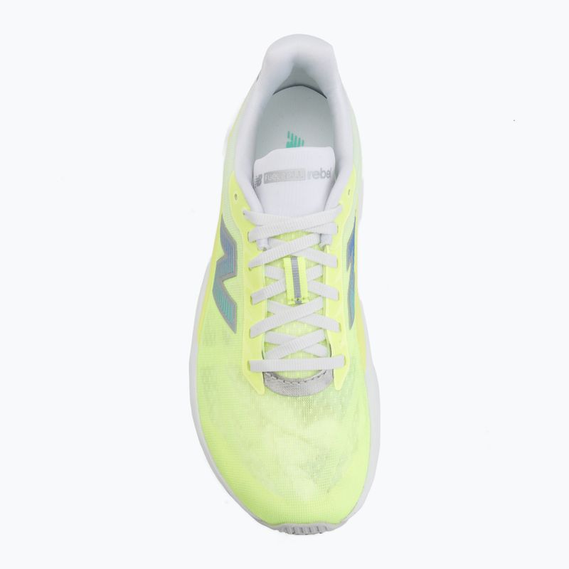 Дамски обувки за бягане New Balance FuelCell Rebel V5 afterglow/deep end 5
