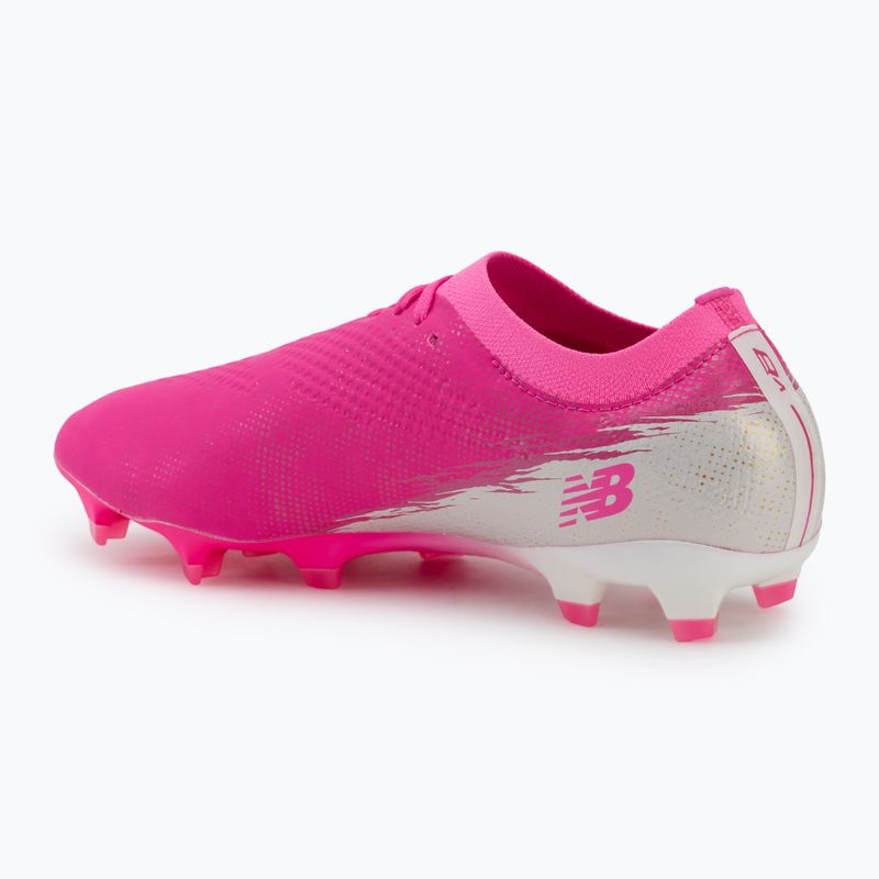 Футболни обувки New Balance Furon Pro V8 FG pink heat/sea salt/gold metallic 3