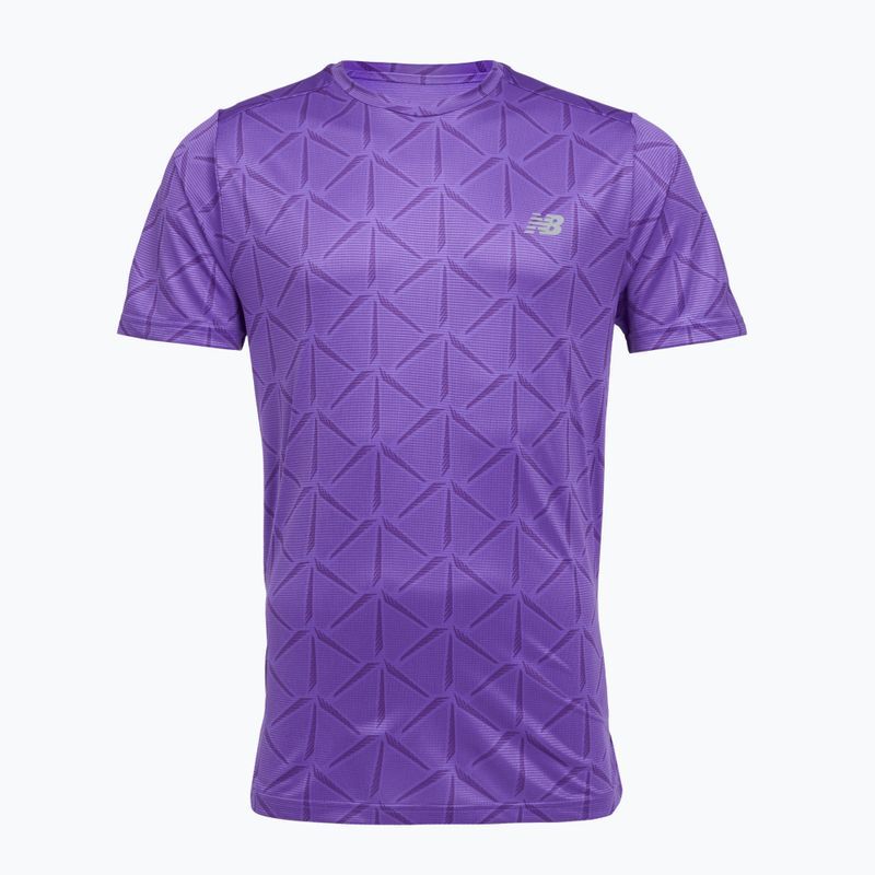 Мъжка тениска New Balance Essentials Printed T electric purple 6
